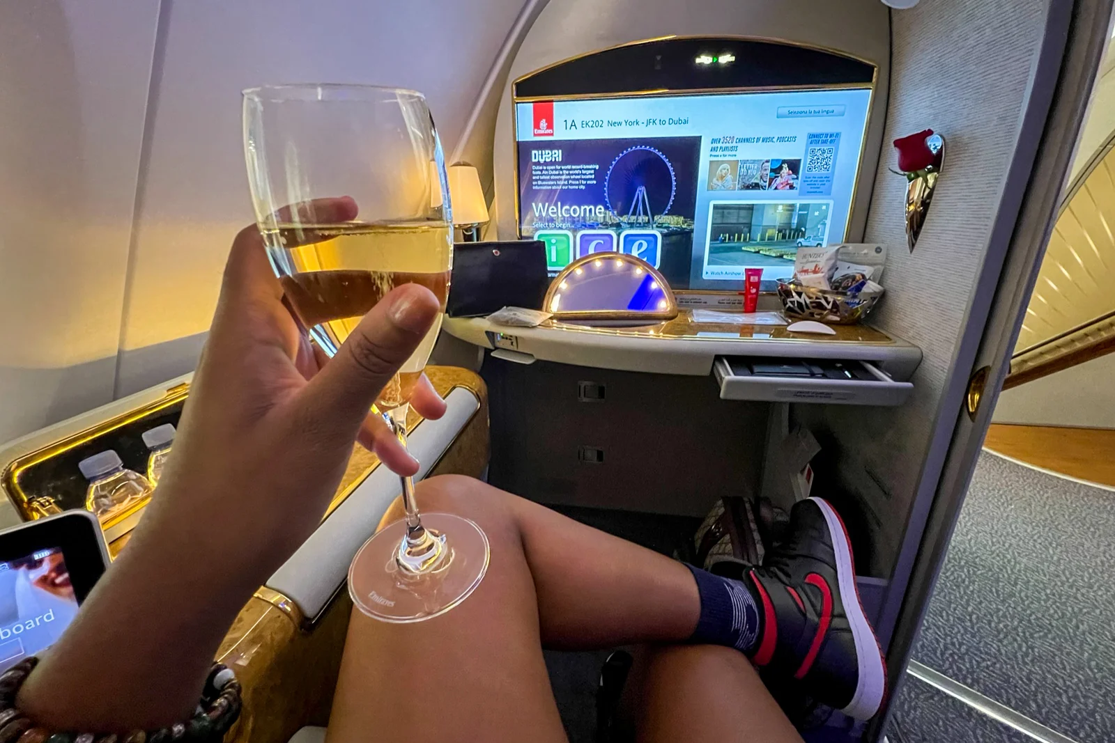 A Journey of Contrasts: Emirates First Class and Economy Class from New York to Mauritius